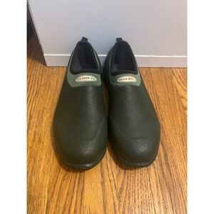 Muck Boot Co Garden Shoes Green Waterproof Rubber Slip On Clogs Mens Womens